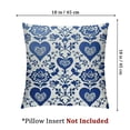 thumbnail image 4 of BANET  Scandinavian Folk Art Throw Pillow Covers Retro Nordic Ornament Square Pillowcases Cushion Cover for Room Sofa Chair Bed Home Decor Set of 2 24x24in, 4 of 7