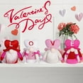 thumbnail image 4 of 4Pcs Valentine's Day Cute Gnome Plush Decorations,LOVE Faceless Dwarf Doll Doll Gift Holiday Ornament Gift Household Ornaments, 4 of 9