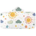 thumbnail image 5 of Yayeee Kids Hooded Towels Toddler Soft Absorbent Beach Bathing Wrap 50" x 23.5", Rainbows Pattern, 5 of 5