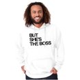 thumbnail image 6 of Funny Couples Set She's the Boss Hoodie Hooded Sweatshirt Men Brisco Brands X, 6 of 7