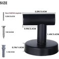 thumbnail image 2 of SZTXJ 4 Pack Heavy Duty Stainless Steel Towel Hooks for Towel Rail Cabinet Cupboard Sponges Wall Hook for Bathroom Kitchen Hotel Swimming Pool, Matte, 2 of 4
