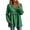 Green, variant on Boho Tops for Women Long Sleeve Vintage Fashion V Neck Shirt Raw Hem Gauze Fringe Soft Blouse Fall Frayed Casual Clothes