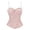 Pink, variant on Women's Floral Lace Corset Top, Spaghetti Straps Underwire Bustier Going Out Camisoles Tops, Black Size M