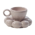 thumbnail image 2 of Taza de té para casa de muñecas, taza de café, decoración para casas de muñecas, decoración para la vida de las casas de muñecas violetas, 2 of 8