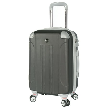 Chicago 2.0 20 Expandable ABS 8-Wheel Spinner Rolling Carry-on - Black