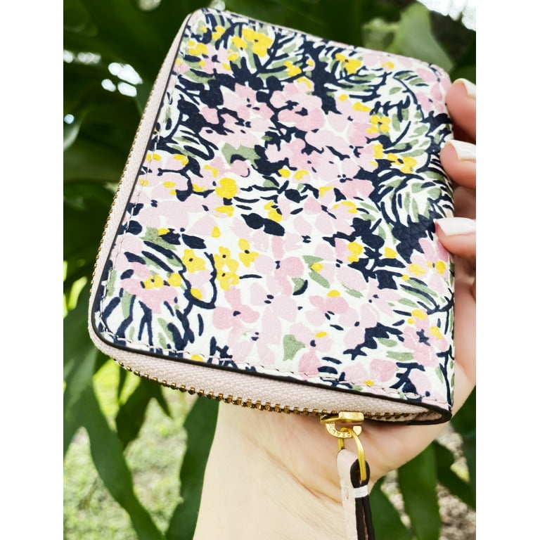 セール Tory Burch★花柄 ミニ財布 Blake Mini Wallet Tory Burch Women's Britten Pebbled Leather Printed Small Zip
