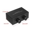 thumbnail image 4 of 4 Way Bi-Directional RCA Stereo Audio Switch 2 in 4 Out or 4 in 2 Out L/R Jack Sound Channel RCA Aud, 4 of 5