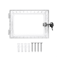 1 Set Thermostat Cover and Control Panel Lock Box Wall Mount Protector