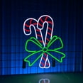 thumbnail image 2 of Handmadetneonsign Candy Canes Neon Sign, Christmas Wall Art Decor, Christmas Led Sign, Home Wall Decor, 2 of 5