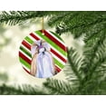 thumbnail image 2 of Shih Tzu Candy Cane Holiday Christmas Ceramic Ornament SS4534, 2 of 2