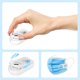 thumbnail image 5 of Mini ventilador portátil con filtro de aire de refrigeración, ventilador de máscara USB recargable para hombres y mujeres, azul, 5 of 5