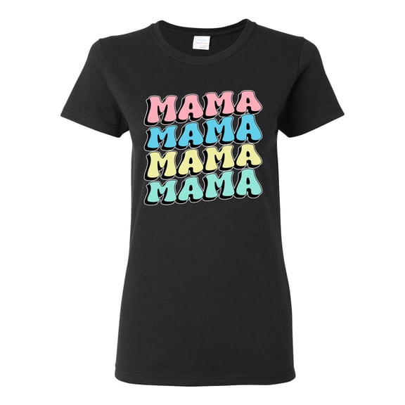 Wild Bobby Mama Mama Mama Women Graphic Tee