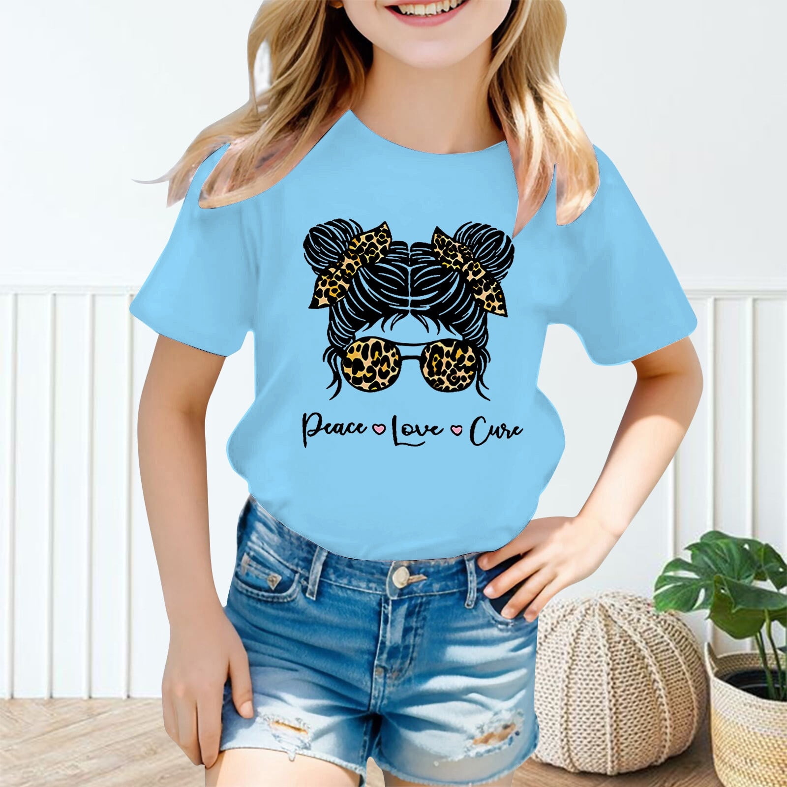 LCW Kids Ensemble T-Shirt Et Pantalon Minnie Mouse Imprimé Pour Filles A Col Rond Ecrou O 4526590