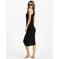 thumbnail image 2 of Billabong Women's In The Sun Dress Open Knit Stretch Bodycon Dress in Black (Small, Black), 2 of 6