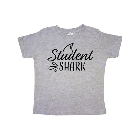 

Inktastic Student Shark with Fin Gift Toddler Boy or Toddler Girl T-Shirt