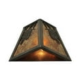 thumbnail image 3 of Meyda Tiffany 111037 9" W Winter Pine Wall Sconce - Amber Mica, 3 of 4