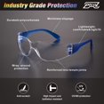 thumbnail image 4 of Gafas de seguridad PTCOL, paquete de 28, gafas transparentes antiarañazos, 4 of 7