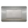 thumbnail image 1 of Apagador Timbre Argos Placa Acero Inoxidable 72 Mm Color Gris Corriente Nominal 10 A Voltaje Nominal 250v, 1 of 1
