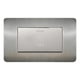 thumbnail image 1 of Apagador Timbre Argos Placa Acero Inoxidable 72 Mm Color Gris Corriente Nominal 10 A Voltaje Nominal 250v, 1 of 1