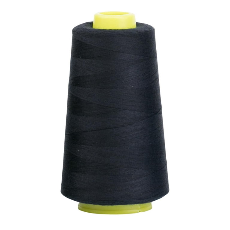 Polyester Sewing Thread Embroidery Spools of Thread Sewing Thread Spools 3000 Yards for Weaving Hairs Quilting Quarters Fabric Jeans Drapery Blue