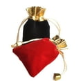 thumbnail image 2 of Red Velvet Drawstring Gift Bags for Candy Storage and Jewelry Small Size Fits Most Accessories, 2 of 9