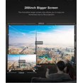 thumbnail image 5 of Proyector LED Full HD 1080P Yashi Proyector 3D Inalámbrico WiFi Cine en casa 6500 lúmenes, 5 of 5