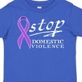 thumbnail image 4 of Inktastic Stop Domestic Violence-purple Ribbon Boys or Girls Toddler T-Shirt, 4 of 5