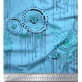 thumbnail image 1 of Soimoi Poly Georgette Fabric Brush Stroke Abstract Print Fabric by Yard 52 Inch Wide, 1 of 3