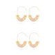 thumbnail image 4 of Qarigey 1 par de pendientes, suministros para fiestas, día de San Valentín para vacaciones, vacaciones, azul, marrón Type2 NO2, 4 of 6