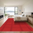 thumbnail image 3 of ODIKA 8'x10' Machine Washable Non-Slip Area Rug, Geometric Red High Traffic Rug, Red, 1097571, 3 of 7