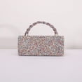 thumbnail image 1 of LNGOOR Fashionable And Delicate Rhinestone Decorated Clutch Bag With Handle And Shoulder Strap For Evening Tready Bride BagTready Bride Bag  Perfect For Party Wedding  Prom Dinner/Banquet, 1 of 7