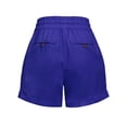thumbnail image 3 of KOGMO Womens Lightweight Linen Shorts with Drawstring and Pockets, 3 of 7