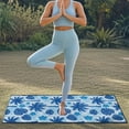 thumbnail image 5 of KUIFORTI Blue Coconut Tree Car Seat Towel Cover for Yoga,Gym,Workout,Sports,Running,Camping and Beach 60 x 33 Inch Post-Workout Car Seat Protector Soft Quick-Dry Auto Accessories, 5 of 7