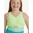 thumbnail image 3 of Justice Girls Cinched Color Block Swimsuit, 1-Piece, Sizes XS-XL, 3 of 4
