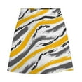 thumbnail image 6 of Brush Textured Skirt Female Yellow And Black Vintage Mini Skirts Summer Harajuku High Wais, 6 of 7