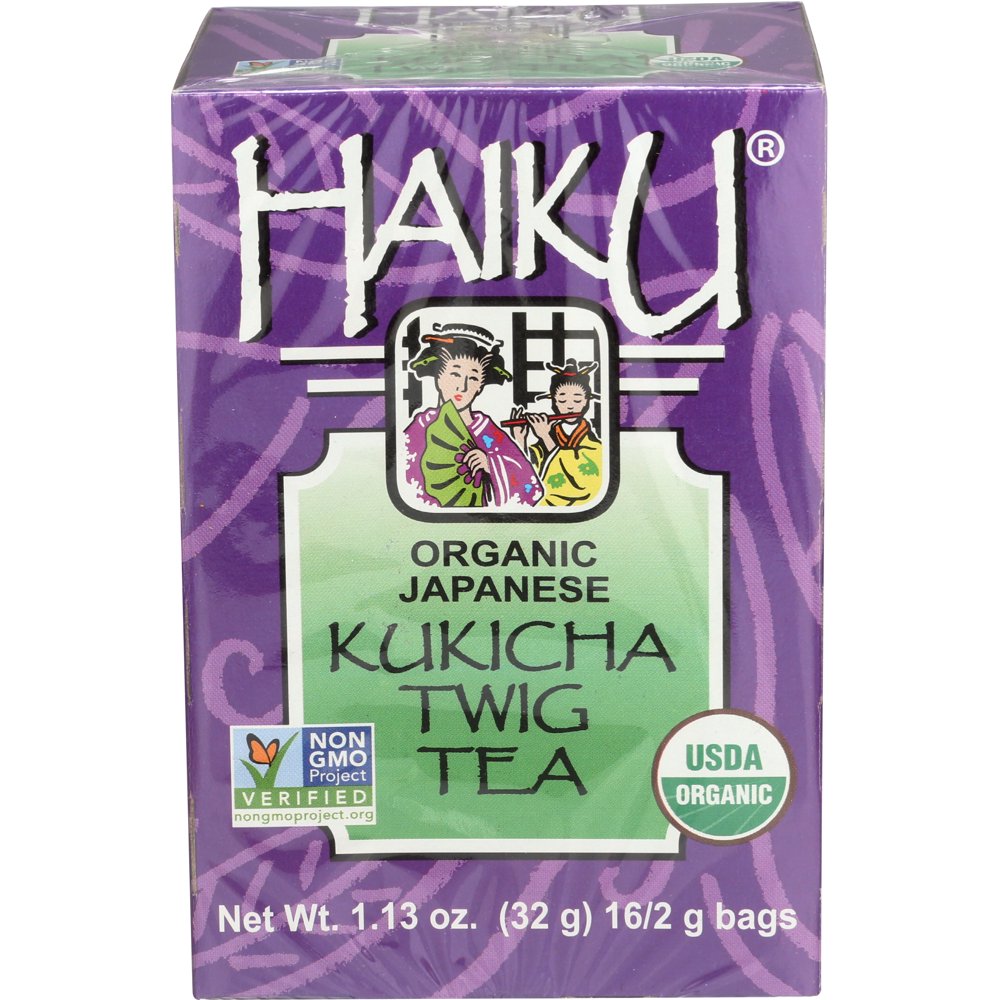 Haiku Organic Japanese Kukicha Twig Tea, 16 Teabags