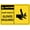 Warning Sign 4, variant on Caution Sharp Objects Gloves Required Graphic Metal Sign 12 x 8 Inches - Rust-Free Aluminum, UV Printed, Easy to Mount, Weather Resistant for Fence, Warehouse