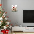 thumbnail image 4 of Christmas Highland Cow Wall Decor:Merry Christmas Canvas Wall Art Cow Pictures Farm Animal Prints Xmas Holiday Decorations Farmhouse Country Wall Hangings Paintings for Living Room 12x15 Inch, 4 of 6
