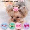 thumbnail image 3 of Billuyoard 4 piezas de horquillas para mascotas, moda, vacaciones, bodas, viajes, vacaciones, parque, caminar, pelos decorativos, suministros de Aseo de mascotas, 3 of 6