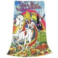 thumbnail image 2 of Rainbow Brite Ultra-Soft Micro Fleece Blanket Cozy Blanket Thick Warm Plush Throw Blanket Sofa Cushion, 2 of 9
