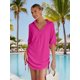 thumbnail image 3 of Traje de baño MOHHOM Coverup para mujer, traje de baño Rose Red S, 3 of 7