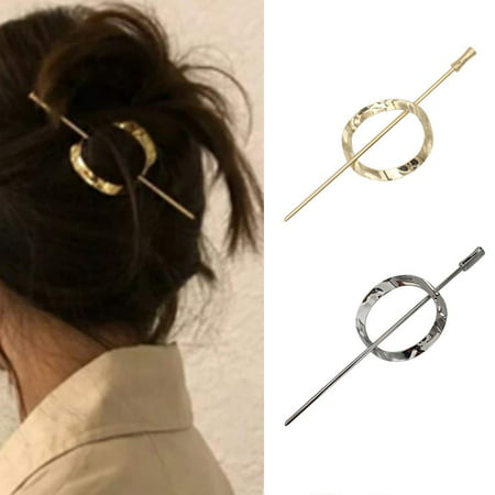 Hair Bun Cuff Gold Hair Sticks Vintage Hair Bun Holder Circle Hair Pins  Metal Hair Bun Cage Hair Accessories for Women and Girls (Pack of 2) |  Walmart Canada