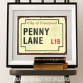 thumbnail image 3 of Penny Lane Sign - 11x14 Unframed Typography Art Print - Great Gift for The Beatles Fans (Printed on Paper, Not Metal), 3 of 6