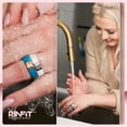 thumbnail image 3 of Rinfit Silicone Rings for Women - Female Rubber Wedding Bands - Metal Infinity Collection, 3 of 3
