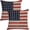 Red White, variant on Vintage American Flag Pillow Covers 18x18 Inch Set of 2,4th of July Memorial Day Independence Day 1776 Decor Pillows USA Patriotic Outdoor Decorative Cushion Cases for Couch Bed Decorations