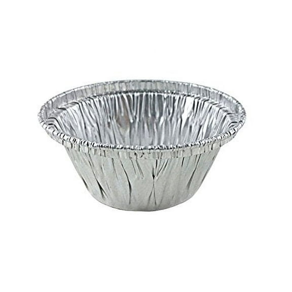 Handi-Foil 3.5 oz. Aluminum Foil Cup - Disposable Ramekin/Cupcake/Tart Container (pack of 50)