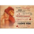 thumbnail image 1 of Personalized To My Wife Husband Romantic Words Canvas Painting Wall Art Disney Mickey Mouse And Minnie Poster For Home Decor40X60CM NO FRAME Gao Jinjia LED, 1 of 2