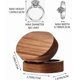 thumbnail image 2 of Caja De Madera Nogal Para Un Anillos Modelo Café, 2 of 4
