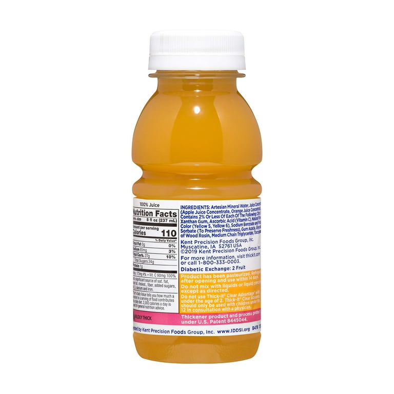 Thick-It, Thickened Orange Juice Blend, 8 oz Bottle, Pack of 24