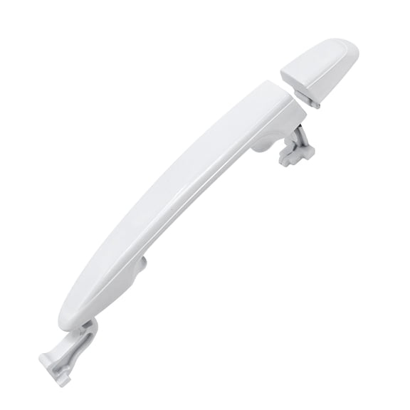 Anxingo 69213-08020 White Exterior Door Handle Rear Left/Right or Front Passenger Side Replacement for Toyota Sienna 2004-2010，Replaces 69227-08040